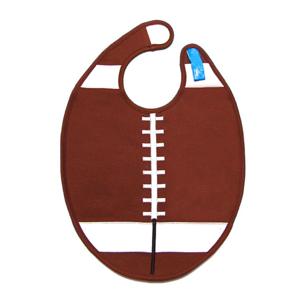 Dibs on Bibs, Football Baby Bib